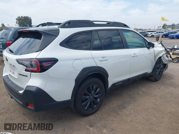 2023 Subaru Outback Onyx with VIN 4S4BTAJC4P3117924, listed as a IAAI auction lot 42021049 with 34,808 mi miles and . Bid and sale history available at DreamBid. Image 4.