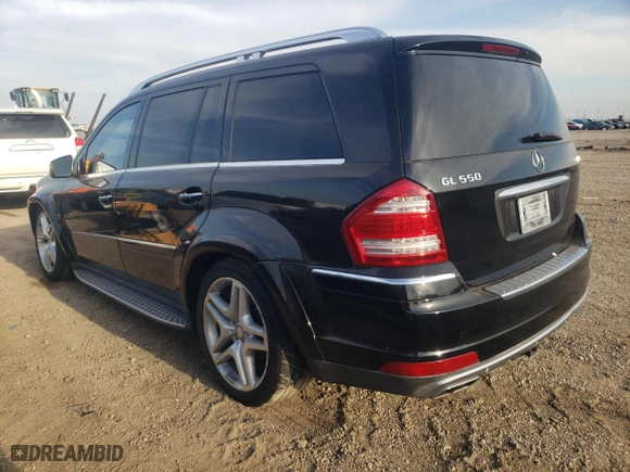 2011 Mercedes-Benz GL-Class GL 550 with VIN 4JGBF8GE4BA740084, listed as a Copart auction lot 43389055 with 175,573 mi miles and Salvage Title. Bid and sale history available at carsss.com. Image 2.