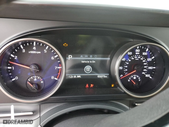 2022 Kia Carnival LXS with VIN KNDNB4H31N6136308, listed as a Copart auction lot 89007195 with 63,373 mi miles and Salvage Title. Bid and sale history available at carsss.com. Image 9.