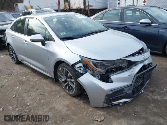 2022 Toyota Corolla SE with VIN JTDS4MCE2NJ087509, listed as a IAAI auction lot 41782078 with 34,627 mi miles and . Bid and sale history available at DreamBid. Image 1.