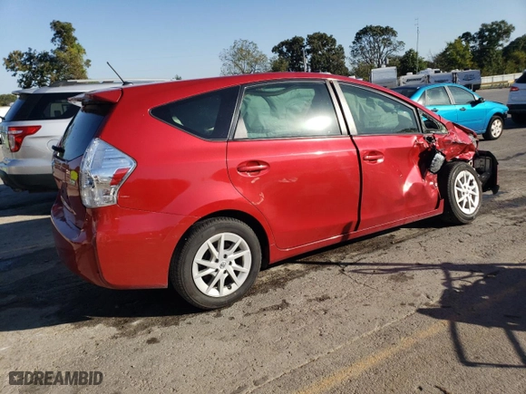 2014 Toyota Prius v Two with VIN JTDZN3EU1EJ001150, listed as a Copart auction lot 73795244 with 139,626 mi miles and Salvage Title. Bid and sale history available at carsss.com. Image 3.