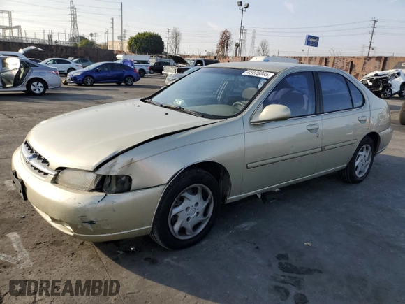 1999 Nissan Altima XE with VIN 1N4DL01D0XC154071, listed as a Copart auction lot 43475045 with 74,739 mi miles and Salvage Title. Bid and sale history available at carsss.com. Image 1.