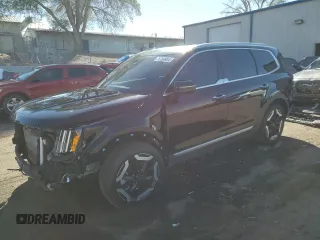 2023 Kia Telluride S with VIN 5XYP6DGC4PG385832, listed as a Copart auction lot 76764484 with 14,051 mi miles and Salvage Title. Bid and sale history available at carsss.com. Image 1.