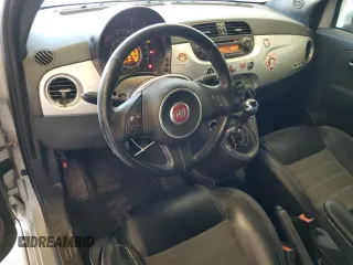 2013 FIAT 500 Sport with VIN 3C3CFFBR1DT709382, listed as a Copart auction lot 46302325 with 164,561 mi miles and Salvage Title. Bid and sale history available at carsss.com. Image 8.