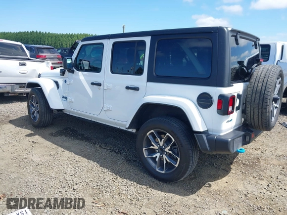 2024 Jeep Wrangler Willys z VIN 1C4RJXN60RW225250, wystawiony jako IAAI lot #42333989 z przebiegiem 35 893 mil mil oraz . Historia ofert i sprzedaży dostępna na DreamBid. Obrazek 3.