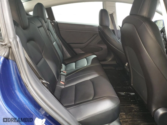 2019 Tesla Model 3 Long Range with VIN 5YJ3E1EB2KF393096, listed as a Copart auction lot 47637855 with 118,186 mi miles and Salvage Title. Bid and sale history available at carsss.com. Image 10.
