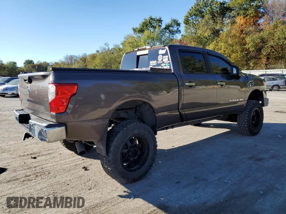 2016 Nissan Titan XD PRO-4X with VIN 1N6BA1F4XGN502630, listed as a Copart auction lot 75690604 with 183,158 mi miles and Clean Title. Bid and sale history available at carsss.com. Image 3.