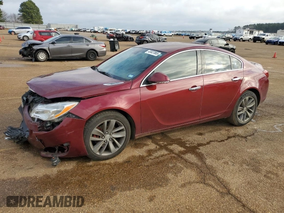 2016 Buick Regal with VIN 2G4GK5EX5G9116849, listed as a Copart auction lot 43437865 with 145,001 mi miles and Salvage Title. Bid and sale history available at carsss.com. Image 1.