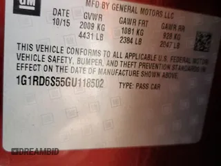 2016 Chevrolet Volt Premier with VIN 1G1RD6S55GU118502, listed as a Copart auction lot 46722675 with 99,628 mi miles and Salvage Title. Bid and sale history available at carsss.com. Image 14.