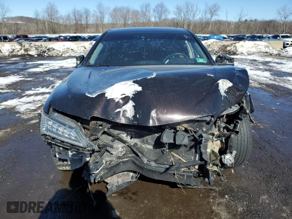 2016 Acura TLX Technology with VIN 19UUB3F57GA004598, listed as a Copart auction lot 46344685 with 144,528 mi miles and Salvage title. Bid and sale history available at DreamBid. Image 5.