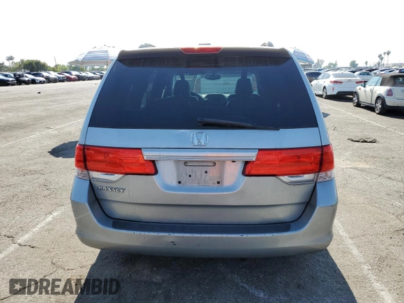 2010 Honda Odyssey EX-L with VIN 5FNRL3H72AB062214, listed as a Copart auction lot 55803575 with 185,689 mi miles and Clean Title. Bid and sale history available at DreamBid. Image 6.