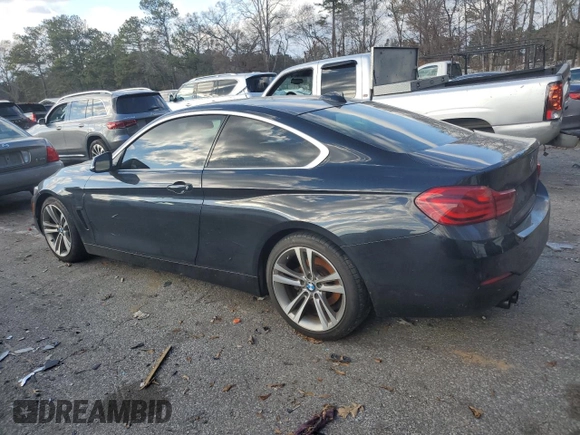 2018 BMW 4 Series 430i with VIN WBA4W3C51JAB87446, listed as a Copart auction lot 85241814 with 153,525 mi miles and Salvage Title. Bid and sale history available at DreamBid. Image 2.