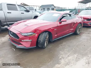 2019 Ford Mustang GT with VIN 1FA6P8CF0K5157379, listed as a IAAI auction lot 41229236 with 28,463 mi miles. Bid and sale history available at carsss.com. Image 21.