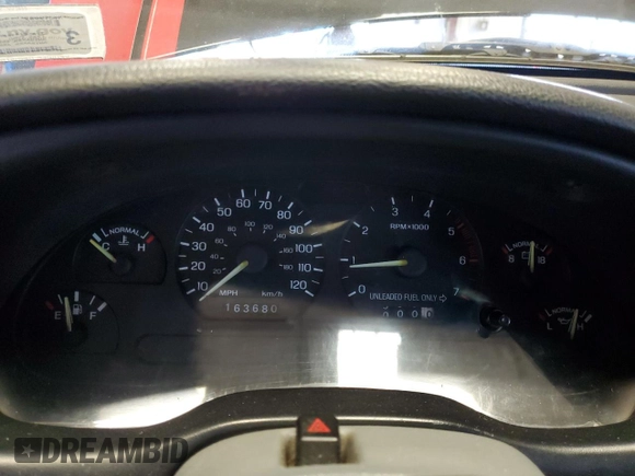 1995 Ford Mustang with VIN 1FALP4448SF223731, listed as a Copart auction lot 48657374 with 163,680 mi miles and Non repairable. Bid and sale history available at DreamBid. Image 9.