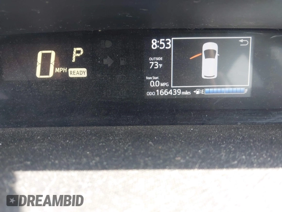 2018 Toyota Prius One with VIN JTDKDTB33J1602571, listed as a IAAI auction lot 42710336 with 166,439 mi miles and . Bid and sale history available at DreamBid. Image 15.