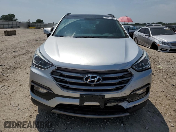 2017 Hyundai Santa Fe 2.4L with VIN 5XYZUDLB9HG491173, listed as a Copart auction lot 61109325 with 104,303 mi miles and Salvage title. Bid and sale history available at DreamBid. Image 5.