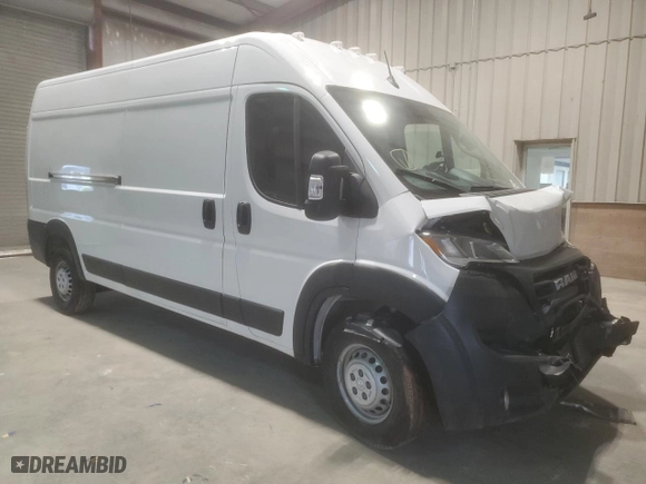 2025 Ram ProMaster Cargo Van Tradesman with VIN 3C6LRVDG5SE512703, listed as a Copart auction lot 43508015 with 0 mi miles and Clean Title. Bid and sale history available at carsss.com. Image 4.