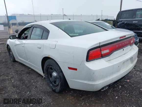 2012 Dodge Charger Police with VIN 2C3CDXAT6CH226843, listed as a IAAI auction lot 41891015 with 164,969 mi miles. Bid and sale history available at carsss.com. Image 3.