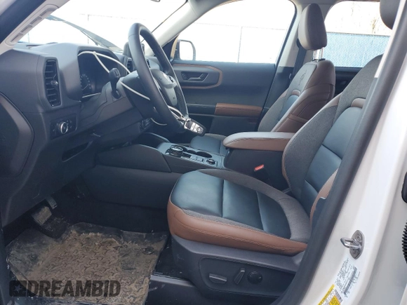 2024 Ford Bronco Sport Outer Banks with VIN 3FMCR9C62RRF31538, listed as a Copart auction lot 53771885 with 14,228 mi miles and Salvage title. Bid and sale history available at DreamBid. Image 7.