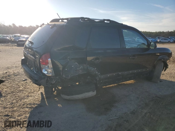 2007 Hyundai Tucson SE with VIN KM8JN12D07U637321, listed as a Copart auction lot 42730925 with 293,617 mi miles and Salvage Title. Bid and sale history available at carsss.com. Image 3.