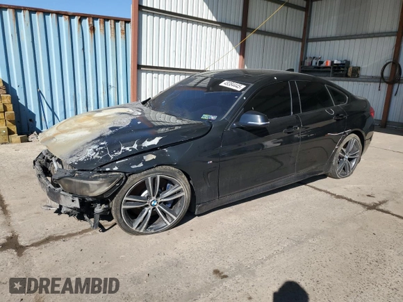 2017 BMW 4 Series 440i xDrive z VIN WBA4E5C31HG189585, wystawiony jako Copart lot #48384445 z przebiegiem Nie podano mil oraz Szkoda całkowita • Salvage title. Historia ofert i sprzedaży dostępna na DreamBid. Obrazek 1.