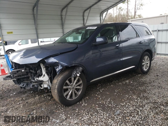 2020 Dodge Durango SXT with VIN 1C4RDHAG5LC307608, listed as a Copart auction lot 89379845 with 58,055 mi miles and Salvage title. Bid and sale history available at DreamBid. Image 1.