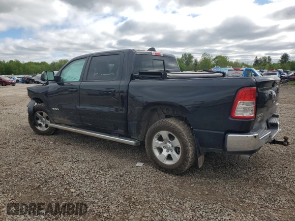 2022 Ram 1500 Big Horn with VIN 1C6SRFFT1NN426154, listed as a Copart auction lot 57332205 with 103,942 mi miles and Salvage title. Bid and sale history available at DreamBid. Image 2.