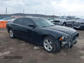 2013 Dodge Charger SE with VIN 2C3CDXBG4DH637404, listed as a IAAI auction lot 41568565 with 201,566 mi miles and . Bid and sale history available at carsss.com. Image 1.