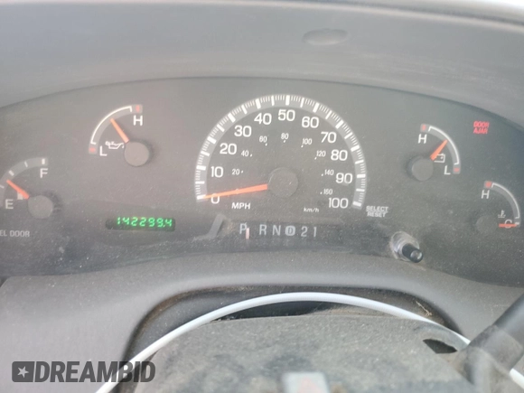 2003 Ford F-150 XL with VIN 1FTRF17W03NA39409, listed as a Copart auction lot 78578434 with 142,299 mi miles and Salvage Title. Bid and sale history available at DreamBid. Image 9.