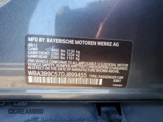 2013 BMW 3 Series 335i xDrive with VIN WBA3B9C57DJ899455, listed as a Copart auction lot 41669945 with 114,303 mi miles and Clean Title. Bid and sale history available at carsss.com. Image 13.