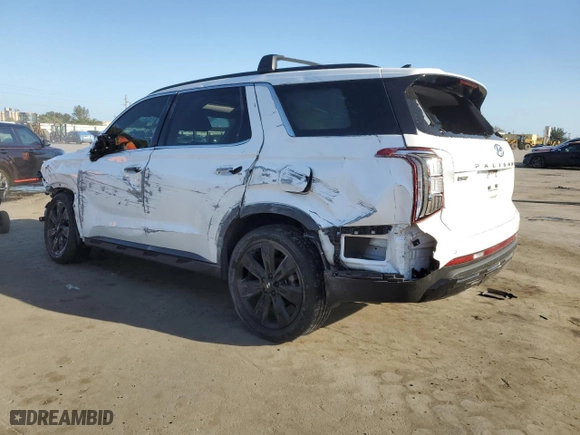 2024 Hyundai Palisade XRT with VIN KM8R34GE2RU659657, listed as a Copart auction lot 47680065 with 28,264 mi miles and Non Repairable. Bid and sale history available at carsss.com. Image 2.