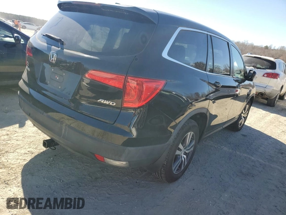 2017 Honda Pilot EX-L with VIN 5FNYF6H5XHB064192, listed as a Copart auction lot 46529025 with 79,674 mi miles and Salvage Title. Bid and sale history available at DreamBid. Image 3.