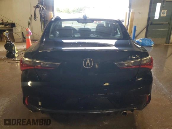 2020 Acura ILX w/Premium Pkg with VIN 19UDE2F78LA001237, listed as a Copart auction lot 52508535 with 0 mi miles and Salvage Title. Bid and sale history available at carsss.com. Image 6.
