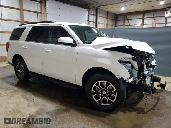 2024 Ford Expedition XLT with VIN 1FMJU1H84REA47391, listed as a Copart auction lot 43958465 with 25,182 mi miles and Clean Title. Bid and sale history available at carsss.com. Image 4.