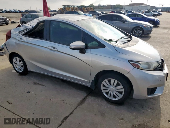 2016 Honda Fit LX with VIN JHMGK5H53GX033662, listed as a Copart auction lot 55523545 with 67,580 mi miles and Salvage title. Bid and sale history available at DreamBid. Image 4.