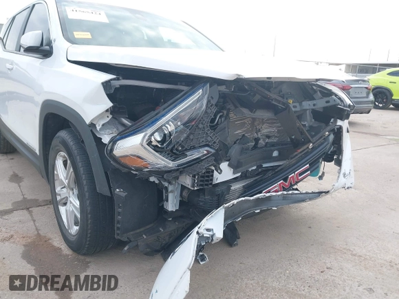 2021 GMC Terrain SLE with VIN 3GKALMEV1ML349365, listed as a IAAI auction lot 41565424 with 23,223 mi miles and . Bid and sale history available at carsss.com. Image 6.