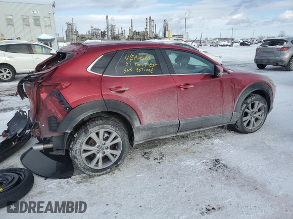 2021 Mazda CX-30 Preferred with VIN 3MVDMBCL1MM256320, listed as a Copart auction lot 43354855 with Not Provided miles and Salvage Title. Bid and sale history available at DreamBid. Image 3.