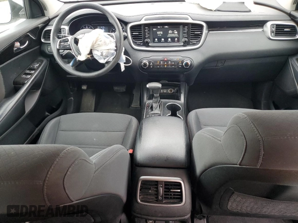 2020 Kia Sorento LX V6 with VIN 5XYPGDA55LG613113, listed as a Copart auction lot 43574995 with 106,949 mi miles and Salvage Title. Bid and sale history available at carsss.com. Image 8.