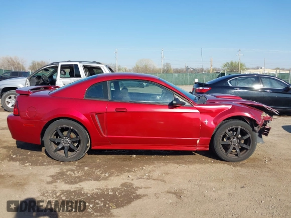 2003 Ford Mustang Standard with VIN 1FAFP40433F312756, listed as a IAAI auction lot 41899595 with 115,584 mi miles. Bid and sale history available at carsss.com. Image 14.