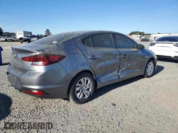 2019 Hyundai Elantra SE with VIN 5NPD74LF4KH442743, listed as a Copart auction lot 50292165 with 67,691 mi miles and Salvage Title. Bid and sale history available at DreamBid. Image 3.