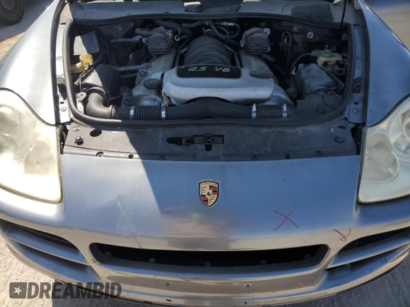 2004 Porsche Cayenne S with VIN WP1AB29P94LA66110, listed as a Copart auction lot 65849994 with 97,984 mi miles and Salvage Title. Bid and sale history available at carsss.com. Image 12.