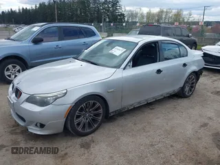 2008 BMW 5 Series 535i with VIN WBANW13578CZ77127, listed as a IAAI auction lot 41949272 with 142,258 mi miles and . Bid and sale history available at carsss.com. Image 2.