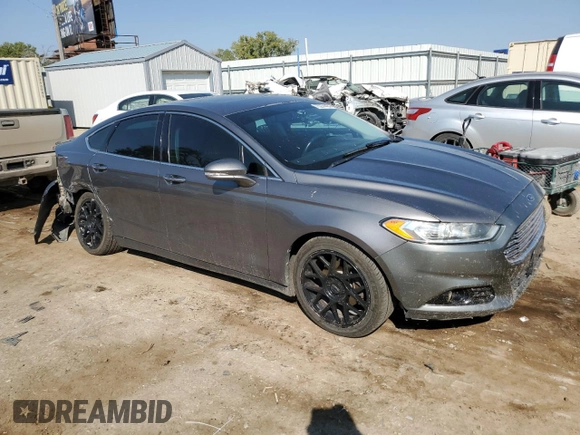 2013 Ford Fusion Titanium with VIN 3FA6P0K92DR112909, listed as a Copart auction lot 75274464 with 154,094 mi miles and Salvage Title. Bid and sale history available at DreamBid. Image 4.