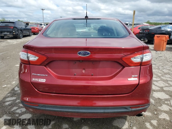 2016 Ford Fusion SE with VIN 3FA6P0HD2GR326816, listed as a Copart auction lot 55763555 with 73,333 mi miles and Clean title. Bid and sale history available at DreamBid. Image 6.