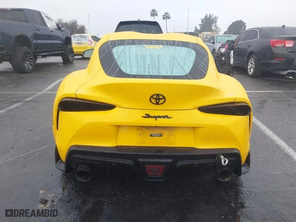 2021 Toyota GR Supra 3.0 with VIN WZ1DB0C00MW040302, listed as a IAAI auction lot 41512249 with NaN miles. Bid and sale history available at carsss.com. Image 15.