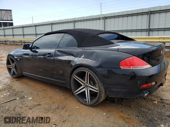 2007 BMW 6 Series 650i z VIN WBAEK13517CN72486, wystawiony jako Copart lot #47952395 z przebiegiem Nie podano mil oraz Szkoda całkowita • Salvage title. Historia ofert i sprzedaży dostępna na DreamBid. Obrazek 2.