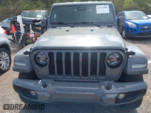 2022 Jeep Gladiator High Altitude with VIN 1C6HJTFG5NL114661, listed as a IAAI auction lot 41771986 with 42,696 mi miles and . Bid and sale history available at DreamBid. Image 6.