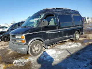 1999 Chevrolet Express with VIN 1GBFG15RXX1134896, listed as a Copart auction lot 88813845 with 267,795 mi miles and Clean Title. Bid and sale history available at carsss.com. Image 1.