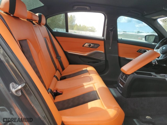 2022 BMW M3 Competition with VIN WBS33AY07NFL70096, listed as a Copart auction lot 71321674 with 48,873 mi miles and Salvage Title. Bid and sale history available at carsss.com. Image 10.