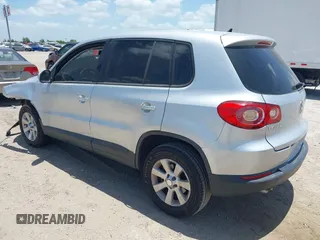 2010 Volkswagen Tiguan S with VIN WVGAV7AX5AW002380, listed as a IAAI auction lot 42604662 with 124,841 mi miles and . Bid and sale history available at DreamBid. Image 3.